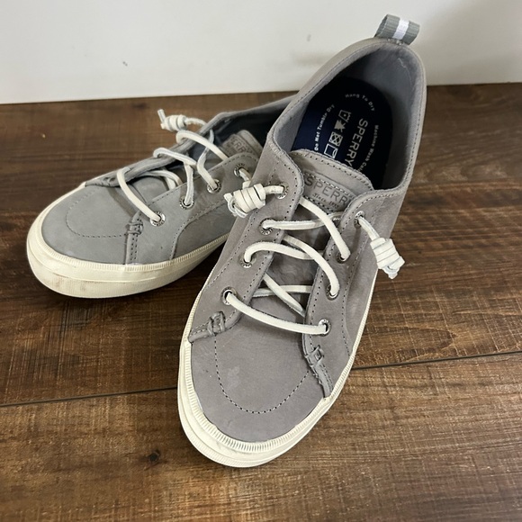Sperry Women’s Gray Boat Shoes size 6.5 - Picture 1 of 7